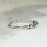 Diamond & White Gold Heart Shaped Buckle Band
