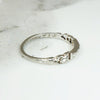 Diamond & White Gold Heart Shaped Buckle Band