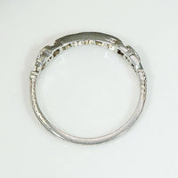 Diamond & White Gold Heart Shaped Buckle Band
