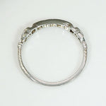 Diamond & White Gold Heart Shaped Buckle Band