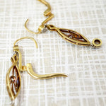 Edwardian Dream Earrings in Platinum 18k & Diamonds