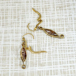 Edwardian Dream Earrings in Platinum 18k & Diamonds