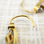 Edwardian Dream Earrings in Platinum 18k & Diamonds