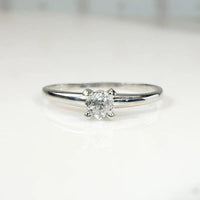 Timeless Old Mine Cut Diamond Platinum Solitaire