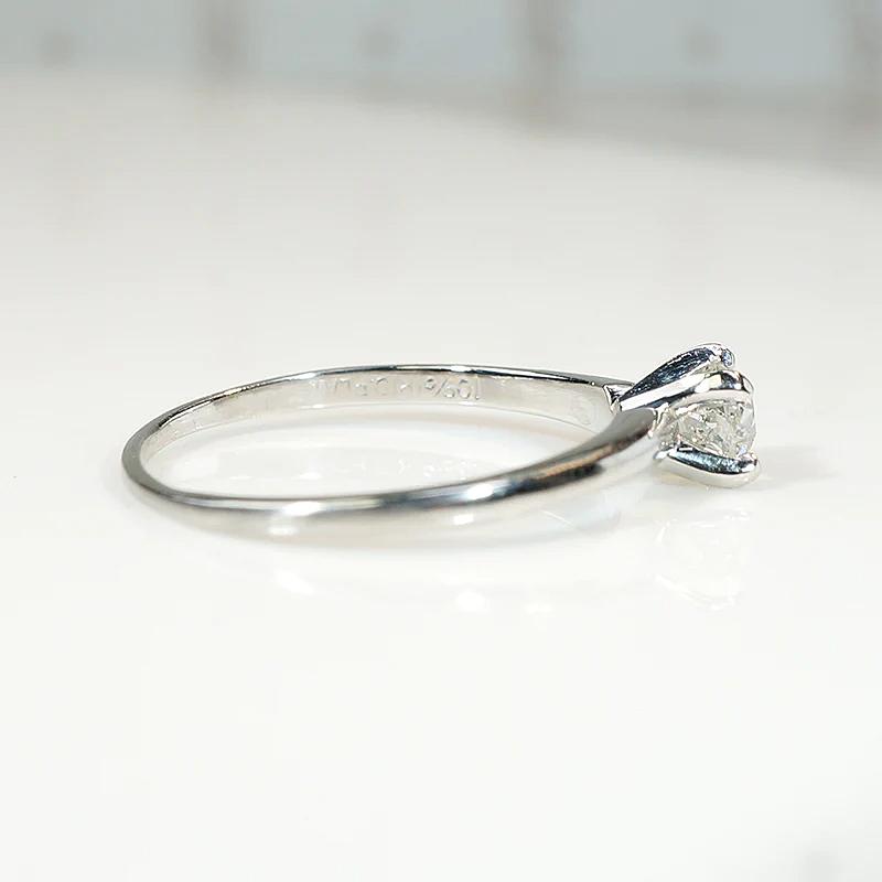 Timeless Old Mine Cut Diamond Platinum Solitaire