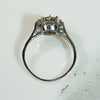 Lovely Fancy Diamond Platinum Engagement Ring