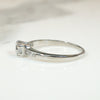 Refined Old Euro Diamond & Platinum Engagement Ring
