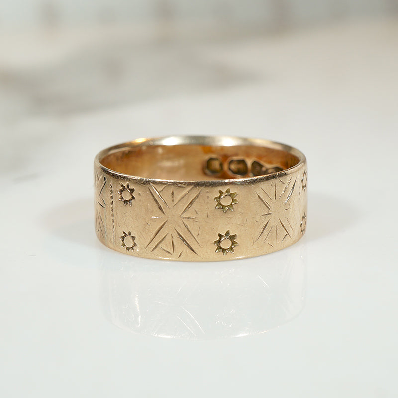 Rosy Wide Gold Birmingham Band 1886
