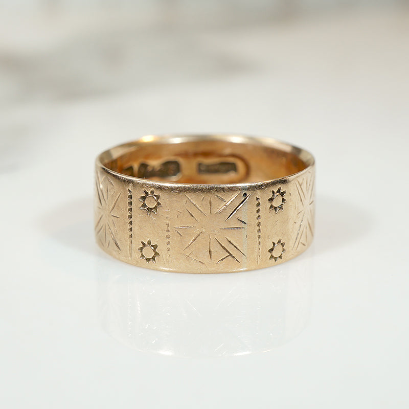 Rosy Wide Gold Birmingham Band 1886