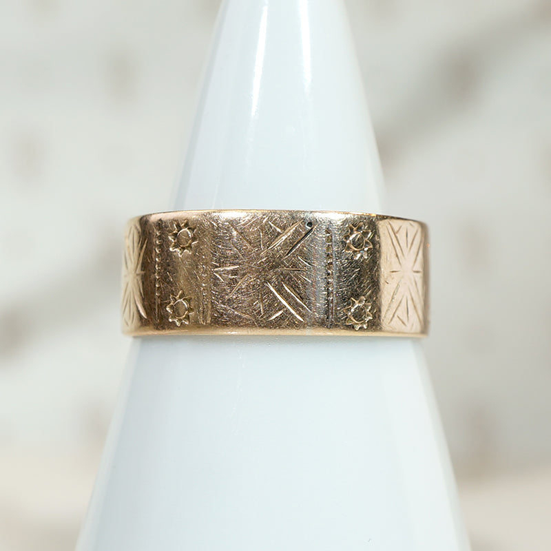 Rosy Wide Gold Birmingham Band 1886