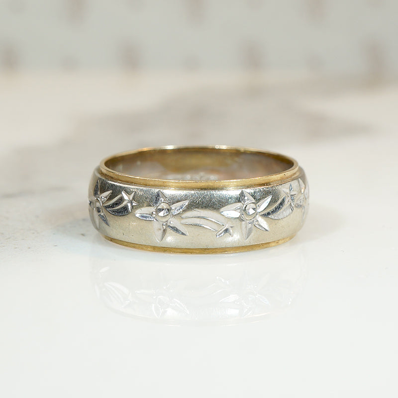 Fab Shooting Star Wedding Band