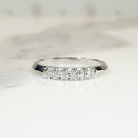 Vintage Platinum Diamond Band