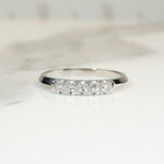 Vintage Platinum Diamond Band