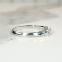 Vintage Platinum Diamond Band