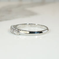 Vintage Platinum Diamond Band
