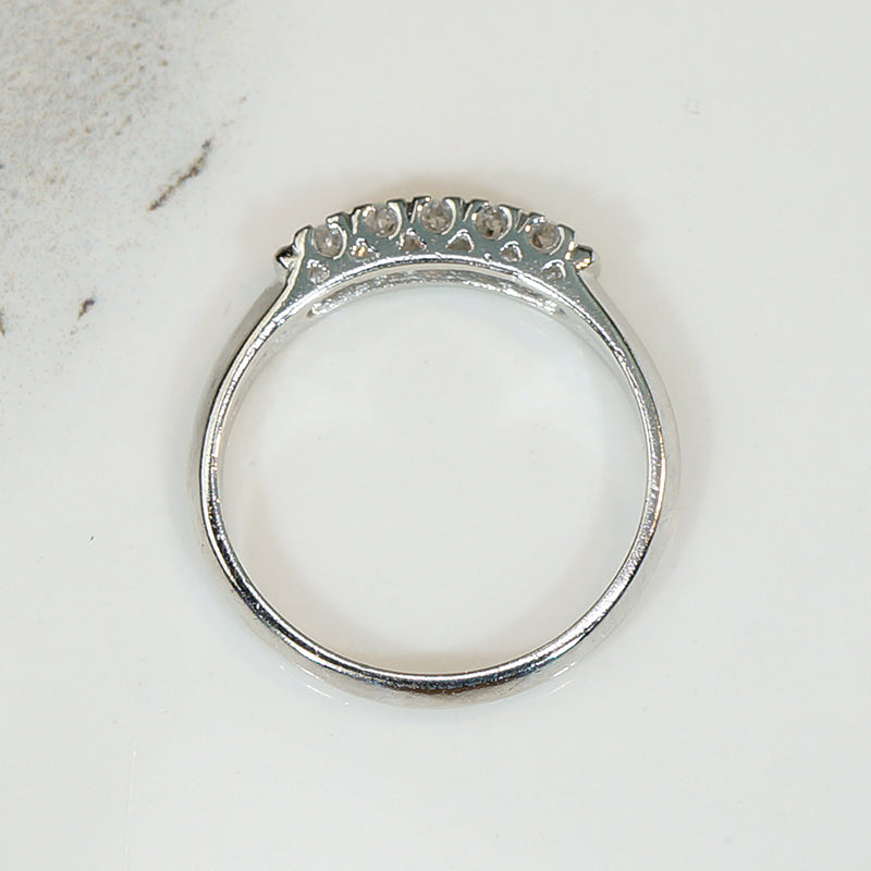 Vintage Platinum Diamond Band