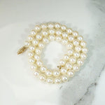 Classic Pearl Choker with Gold Clasp
