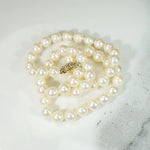 Classic Pearl Choker with Gold Clasp