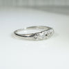 Whimsical Platinum Diamond Band