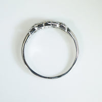 Whimsical Platinum Diamond Band