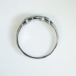 Whimsical Platinum Diamond Band