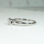 Classic Diamond & Platinum Solitaire Ring from Jabel