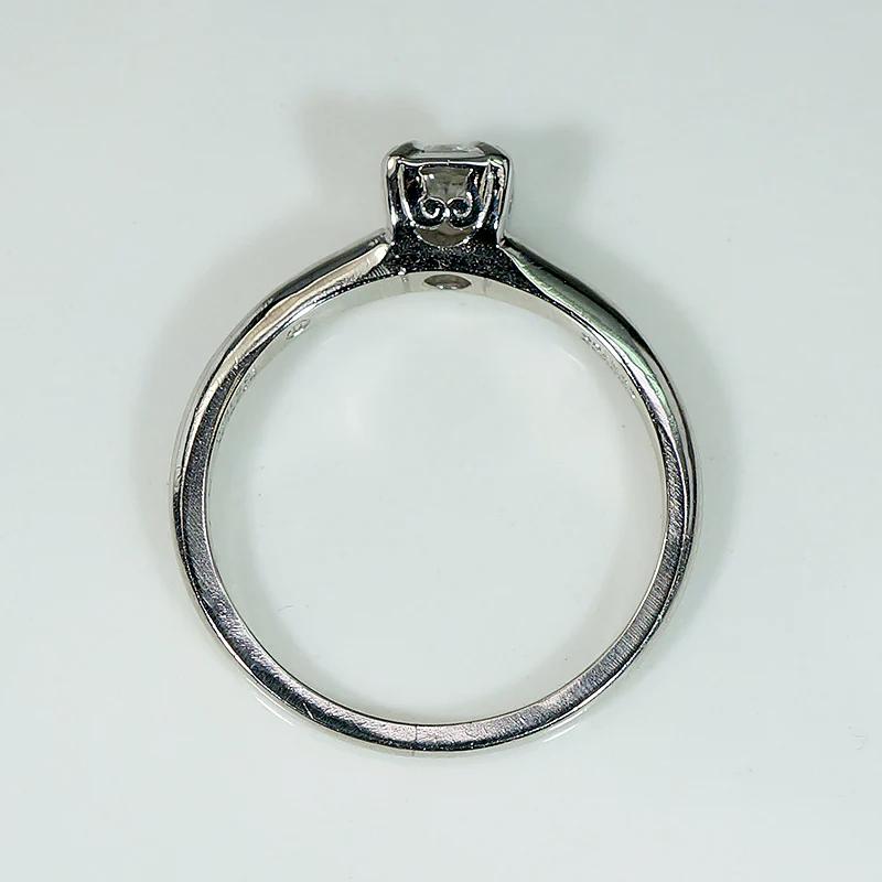 Classic Diamond & Platinum Solitaire Ring from Jabel