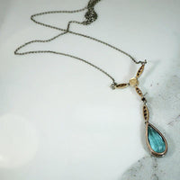 Spellbinding "Y" Necklace in Diamond, Pearl & PasteSpellbinding "Y" Necklace in Diamond, Pearl & Paste