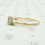 The Perfect Gold 1940's Diamond Engagement Ring