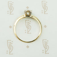 The Perfect Gold 1940's Diamond Engagement Ring