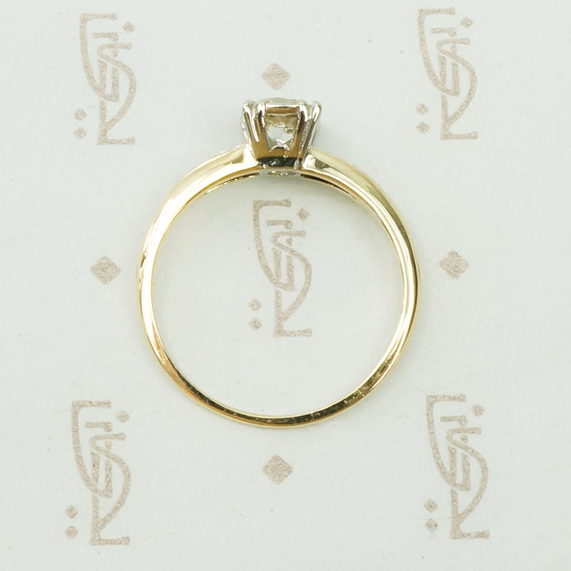 The Perfect Gold 1940's Diamond Engagement Ring