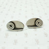Sculptural Silver Cufflinks by Orb