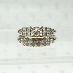 Wonderful White Gold & Diamond Wedding Set