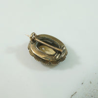 Citrine and Pearl Fichu Pin