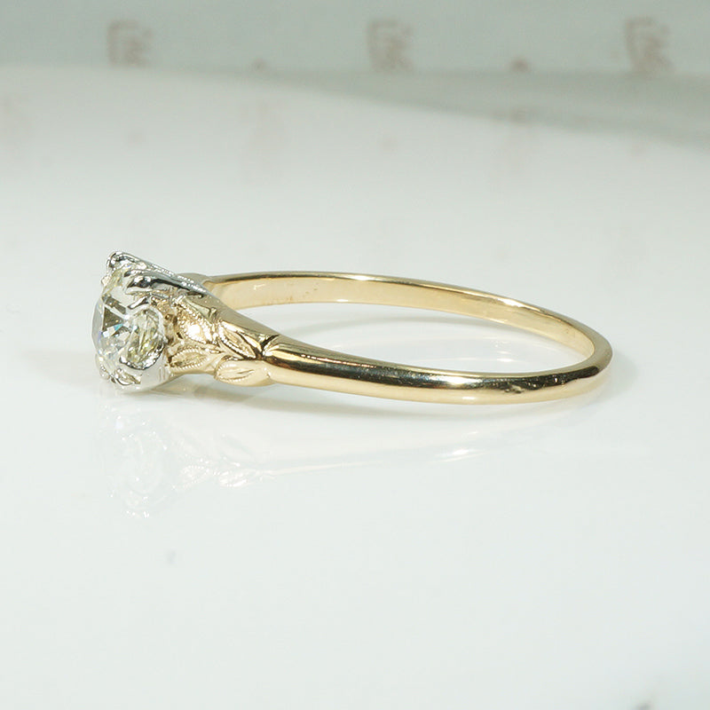 Old Mine Diamond Engagement Ring