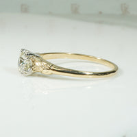 Old Mine Diamond Engagement Ring