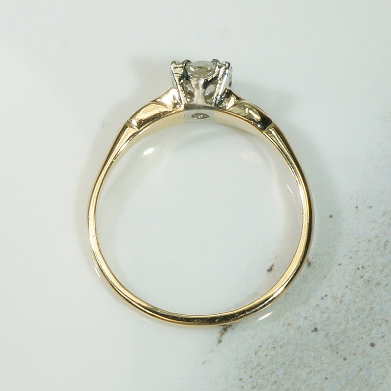 Old Mine Diamond Engagement Ring