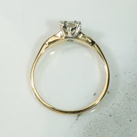 Old Mine Diamond Engagement Ring