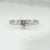 Edwardian Platinum OEC Diamond Solitaire