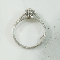 Edwardian Platinum OEC Diamond Solitaire