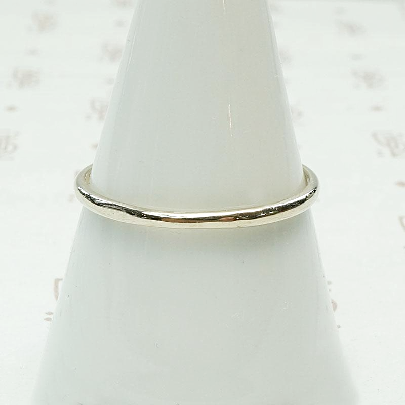 Italian White Gold Mens Wedding Band