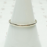 Italian White Gold Mens Wedding Band