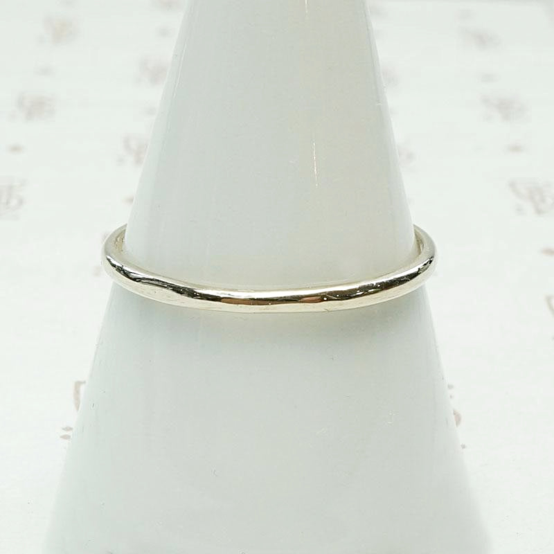 Italian White Gold Mens Wedding Band
