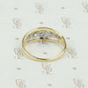 Romantic 1940's Two-Tone Diamond Band