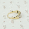 Romantic 1940's Two-Tone Diamond Band