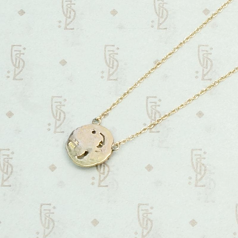 Fierce Little Chinese Dragon Pendant, back detail.