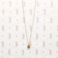 Tiny Lucky Charm Four Leaf Clover Necklace