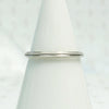 Sleek Grooved Vintage Platinum Band