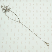 Sterling Round & Bar Link Lorgnette Chain