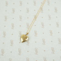 Tiny Two-Toned Heart Locket with Diamond